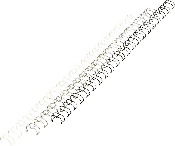 Image du produit GBC Fil de ligature, 8 mm, 21 anneaux, noir