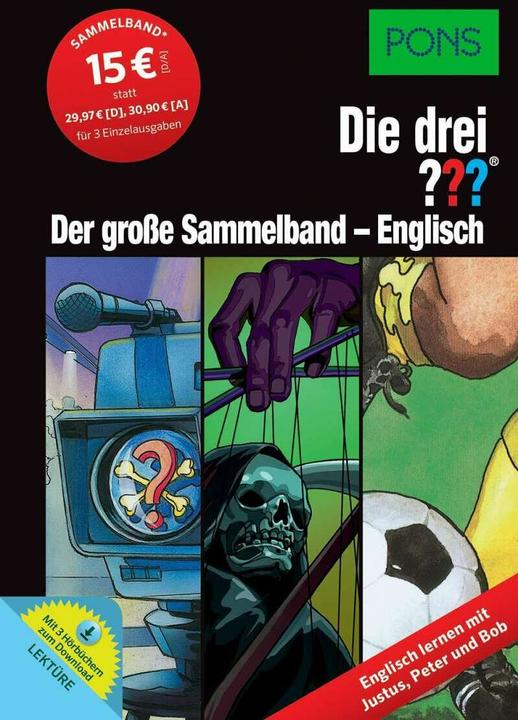 Produktbild Die drei??? Der grosse Sammelband - Englisch (Englisch, 2018)
