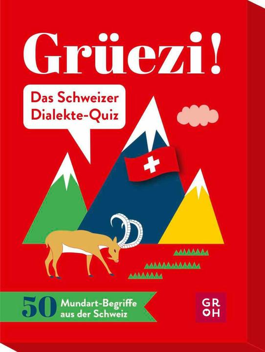 Actual product image Hello! The Swiss Dialects Quiz (German)
