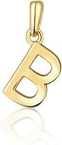 Produktbild JVD Minimalist gold-plated letter "B" pendant SVLP0948XH2GO0B