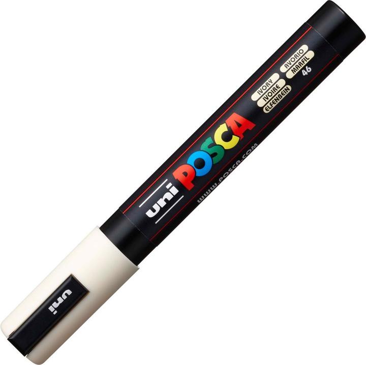 Immagine prodotto Posca Marchio PC-5M a punta tonda (Avorio, 2.50 mm, 1 x)