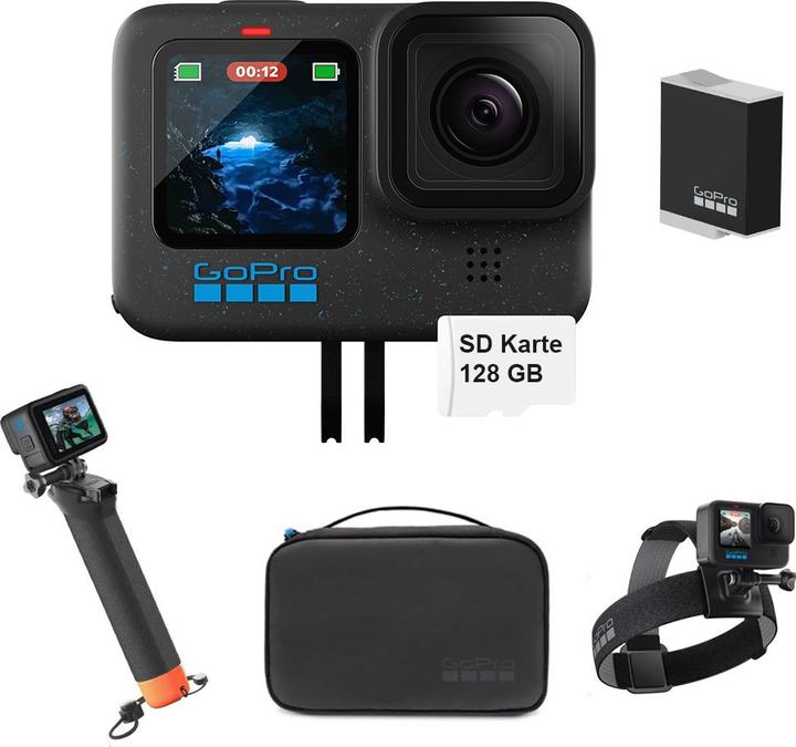 GoPro HERO12 Black - Special Bundle (60p, Bluetooth, WLAN)