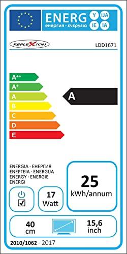Energie-Label Reflexion LDD1671 39.6 cm 15.6 Zoll EEK A (A+ F) DVB-T2, DVB (16", LED, HD)