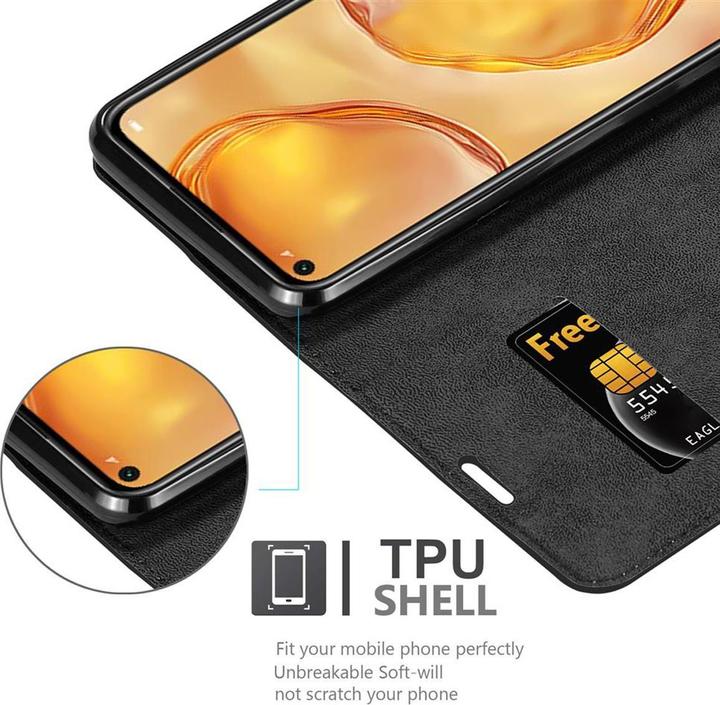 Produktbild Cadorabo Book Invisible Magnet Cover (Huawei Nova 7i, Huawei P40 Lite)