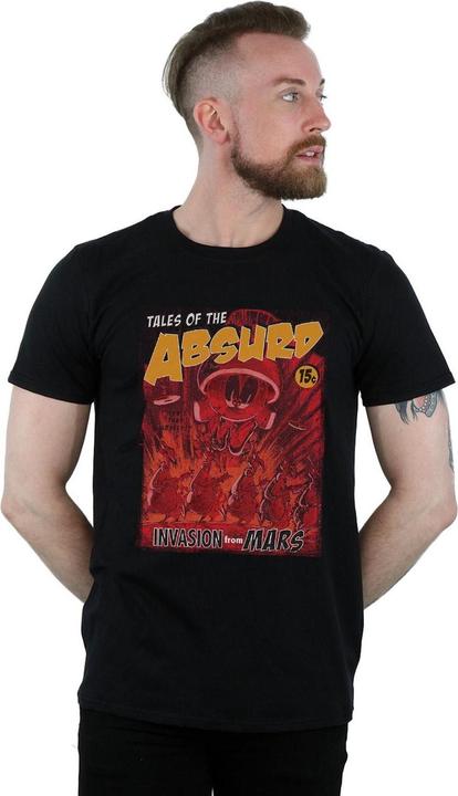 Actual product image Looney Tunes Mens Invasion From Mars T-Shirt (S)