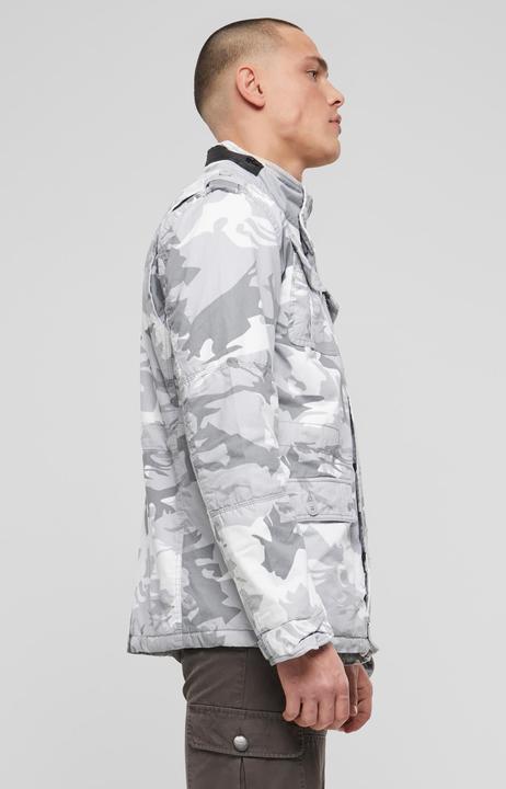 Actual product image Brandit Britannia winter outdoor jacket size XXL colour snowstorm/camouflage pattern (XXL)