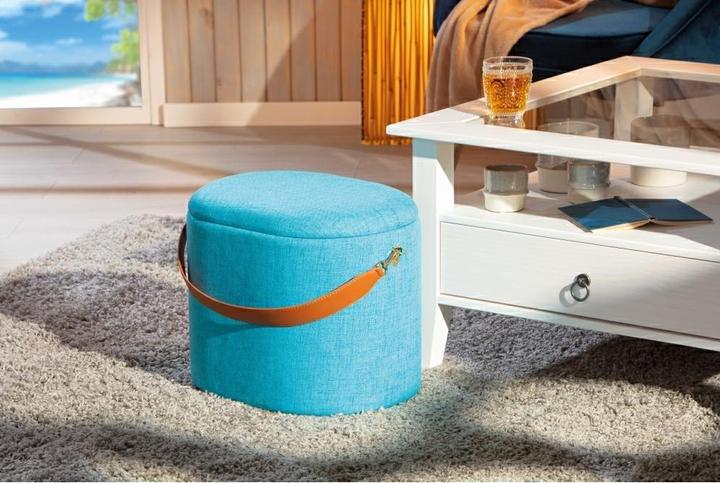 Produktbild Inter Link Hocker Emilia ocean blue