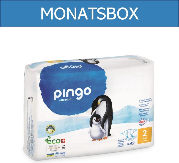 Immagine prodotto Pingo Pannolini ecologici (Dimensione 2, Pacco mensile, 252 Pezzo/i)