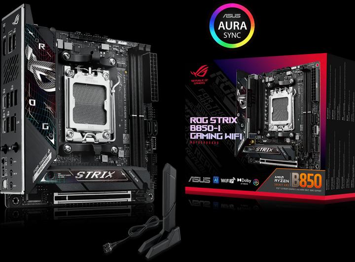 Immagine prodotto ASUS ROG STRIX B850-I GAMING WIFI (AM5, AMD B850, Mini-ITX)