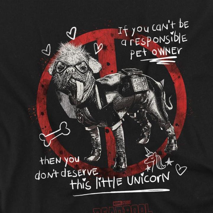 Immagine prodotto Deadpool & Wolverine Maglietta Dogpool Unicorno Uomo (3XL)