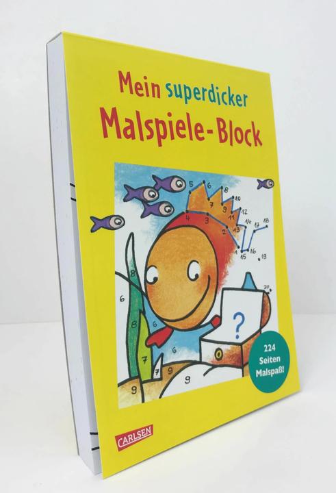 Actual product image My super thick coloring games block