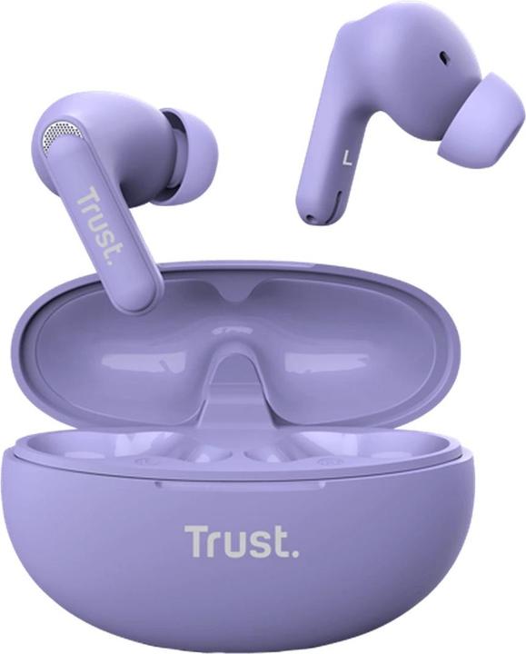 Immagine prodotto Trust Yavi Bt Enc Auricolari Viola (ANC, 23 h, Senza fili)