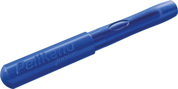 Actual product image Pelikan Fountain pen o junior P68L, blue ergonomic soft grip zone, stainless steel nib with (Blue, 1 x)