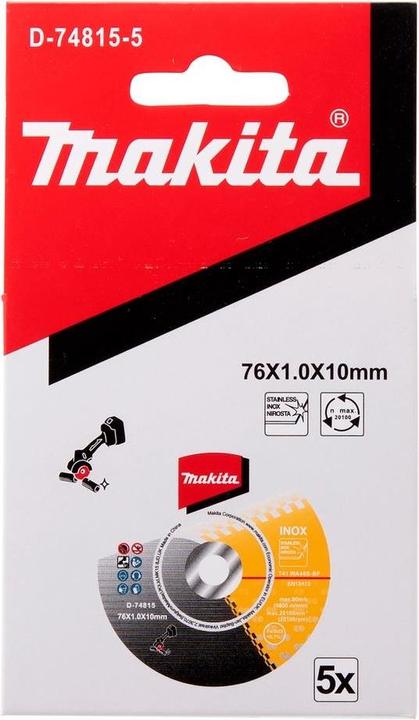 Immagine prodotto Makita MOLA DA TAGLIO 76X1.0MM INOSSIDABILE 5PZ