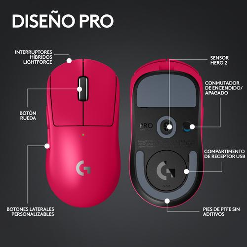 Produktbild Logitech G G Pro X Superlight 2 (Kabellos, Kabelgebunden)