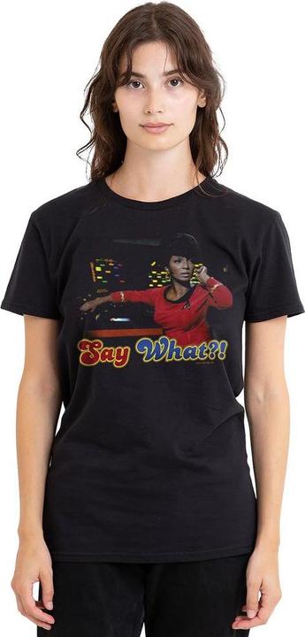 Actual product image Unisex Adult Say What T-Shirt (L)