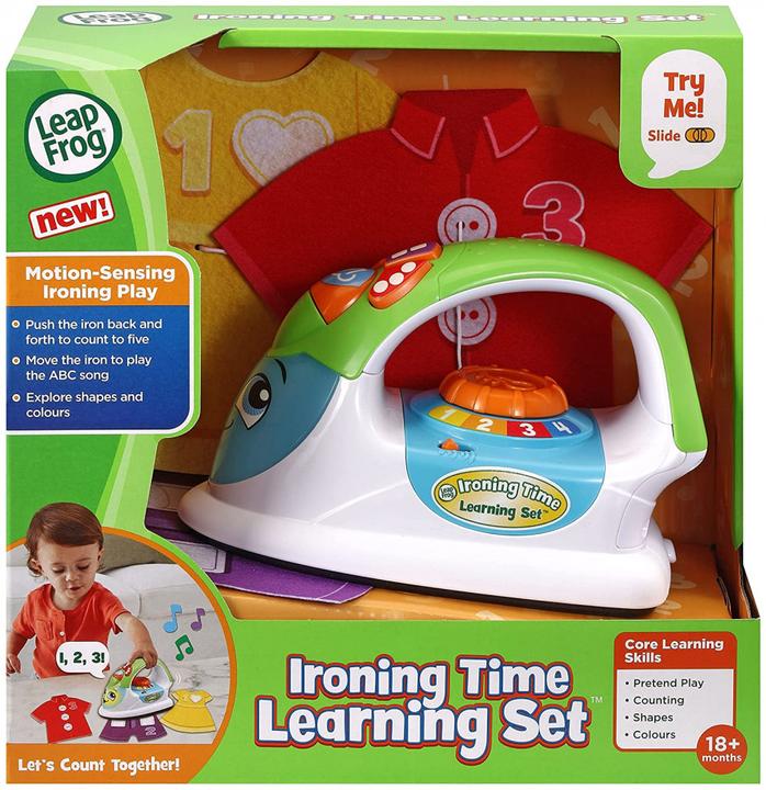 Actual product image VTech 614703 Leap Frog Pretend Play "Learn to Iron" Interactive (English Version) 18+ Months (English)
