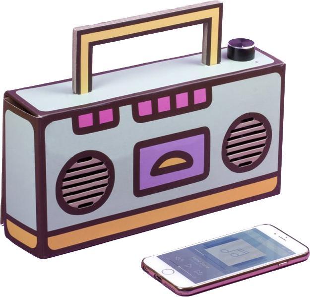 Actual product image Pusheen DIY Bluetooth Lautsprecher Boombox (Battery operated)