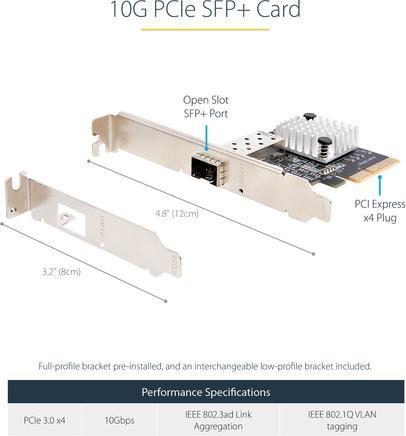 Produktbild StarTech .com 10Gbe PCI Express SFP+ Netzwerkkarte (Mini PCI Express)
