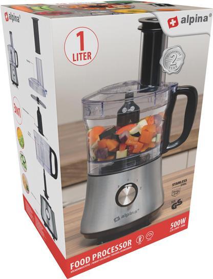 Actual product image alpina Food processor 230V 500W (1000 ml, 500 W)