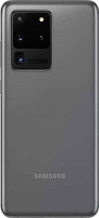 Image du produit Samsung Galaxy S20 Ultra 5G UE (128 Go, Cosmic grey, 6.90", Double SIM hybride + eSIM, 108 Mpx, 5G)