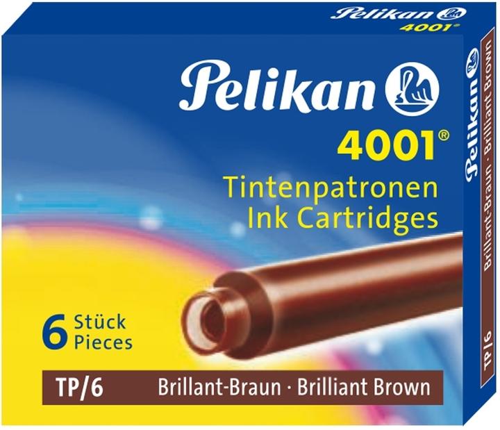 Immagine prodotto Pelikan 4001 Tp/6 (cartucce d'inchiostro, Marrone)