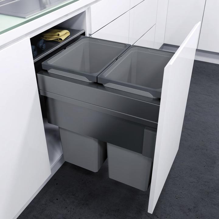 Produktbild Vauth-Sagel VS ENVI Space XX Pro Abfalltrennsystem KB 450 mm lavagrau (70 l)