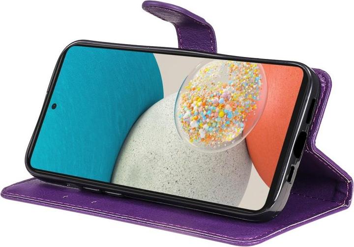 Actual product image Cover-Discount Galaxy A53 5G - leather case cover purple (Samsung Galaxy A53 5G)
