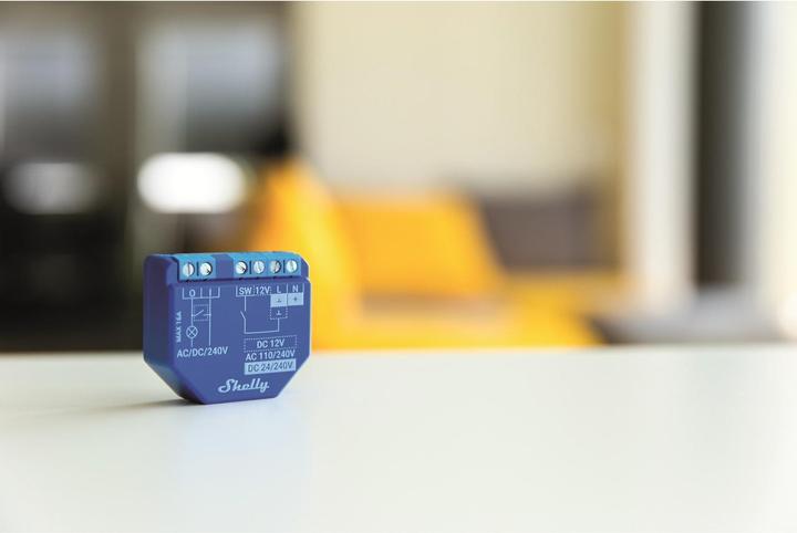 Produktbild Shelly WLAN-Schaltaktor Plus 1, 16 A, Bluetooth, 4 Stück (Schaltaktor)