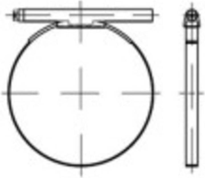 Produktbild Toolcraft Schlauchschellen DIN 3017 12 m (25 Stk.)