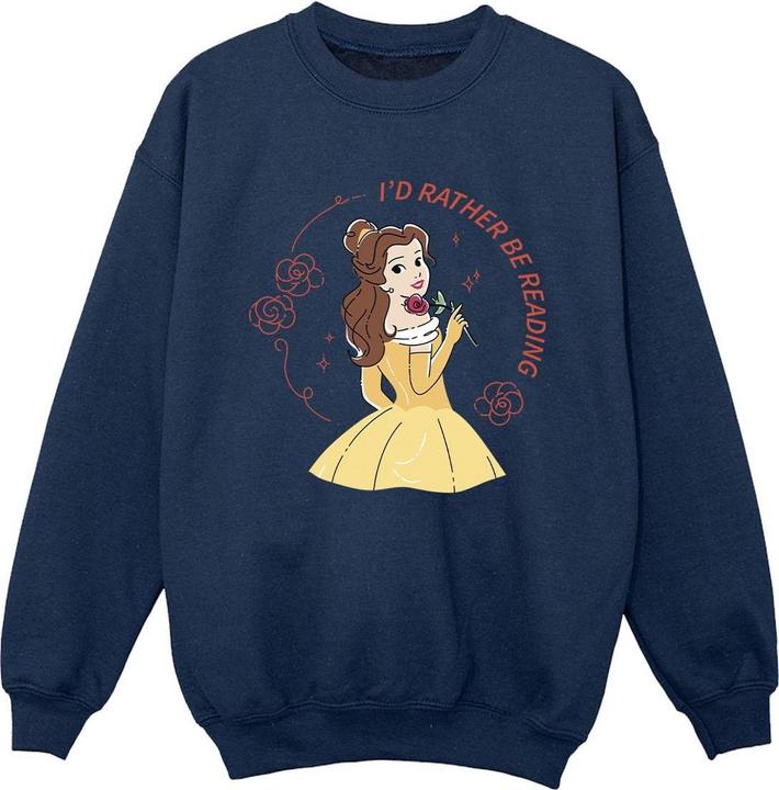 Actual product image Disney Boys Beauty And The Beast I'd Rather Be Reading Sweatshirt (104)