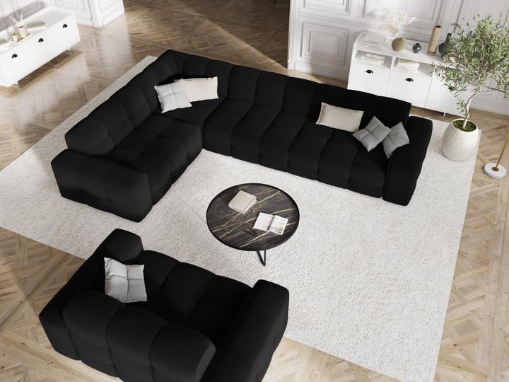 Actual product image Micadoni Velvet Sofa, "Kendal", 2 Seats, 156x103x79Made in Europe (4-seater, 3-seater, 2 person sofa)