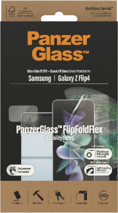 Actual product image PanzerGlass Ultra Wide Fit (1 Piece, Samsung Galaxy Z Flip4)