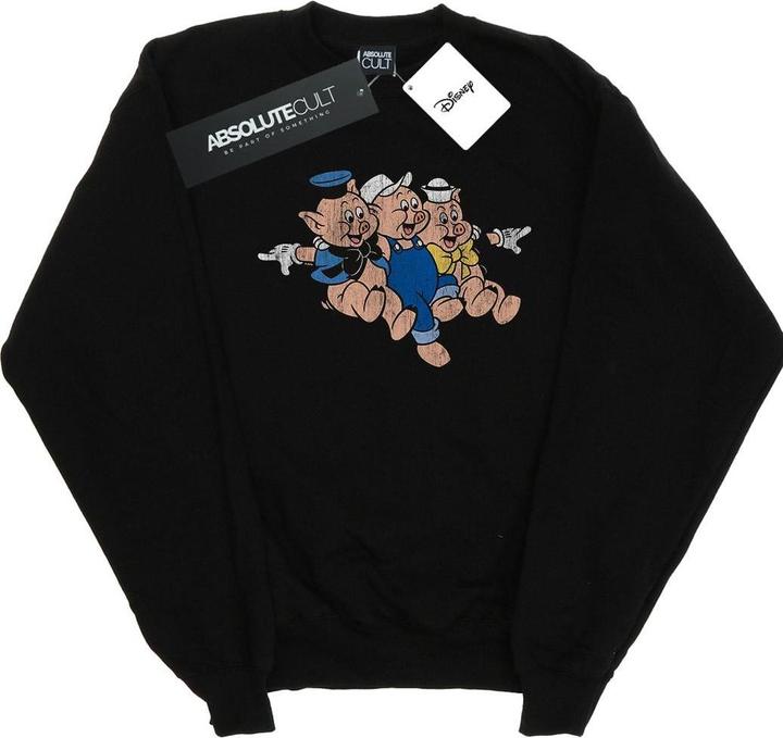 Immagine prodotto Disney Three Little Pigs Jump Felpa Uomo (M)