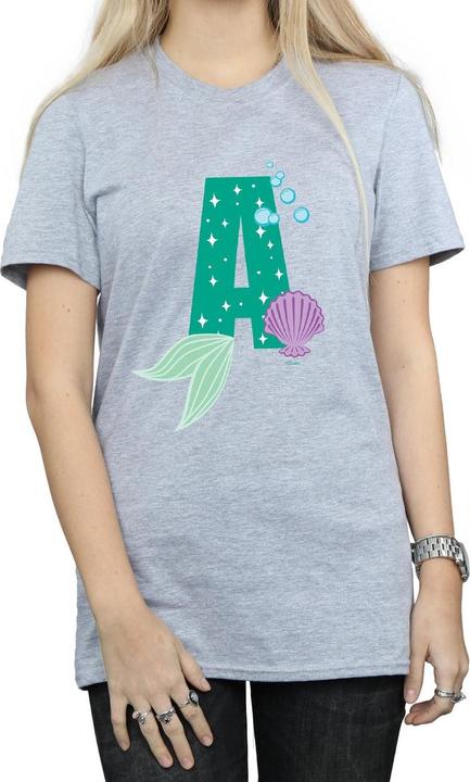Immagine prodotto Disney Alphabet A Is For Ariel Maglietta Ampia Donna (S)