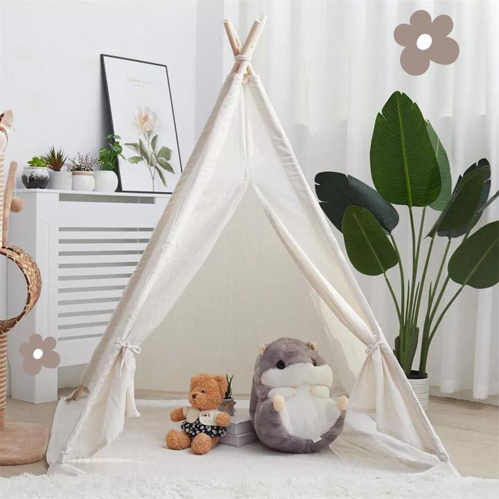 Image du produit Hermex Tipi für Kinder Zelt Spielzelt Kinderzelt Indoor-Zelt