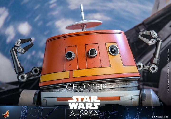 Actual product image Hot Toys Star Wars: Ahsoka Action Figure 1/6 Chopper 18 cm