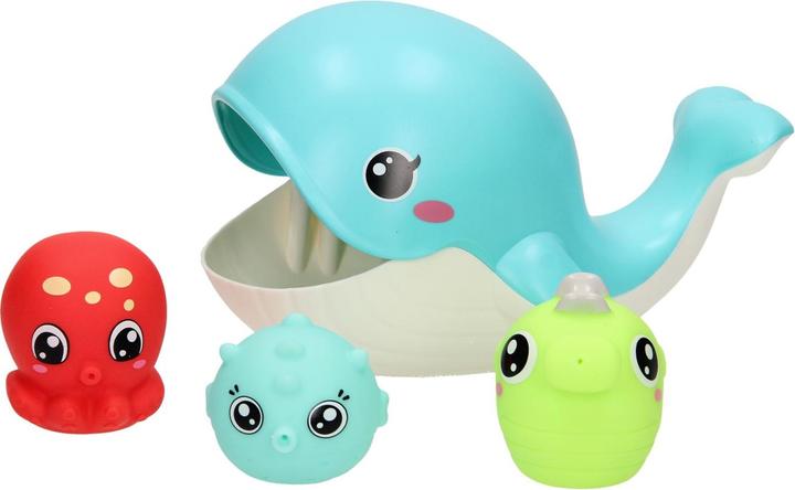 Actual product image Whale Happer bath play set, 4-piece.