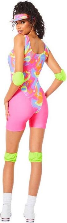 Actual product image Chaks Skating Barbie costume: jersey, visor, elbow pads, knee pads (L)