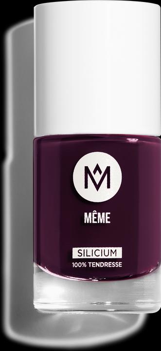 Même Nagellack mit Silicium Aubergine 08 (10ml) (08, Gel-Effekt Nagellack)