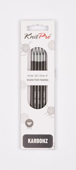 Image du produit Knitpro Jeu d'aiguilles à chaussettes Carbonz / 5 pièces