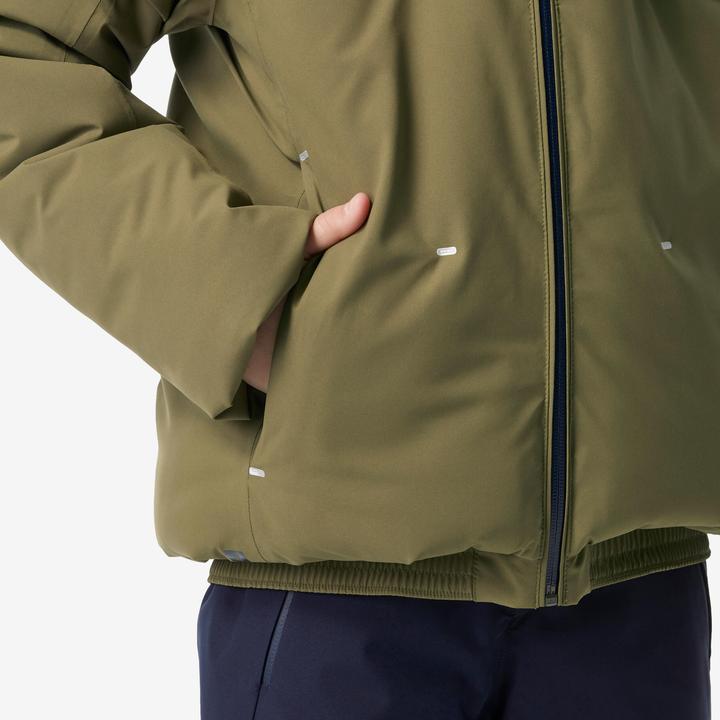 Produktbild Wedze Skijacke Kinder wattiert warm wasserdicht - Piste 500 khaki (146)