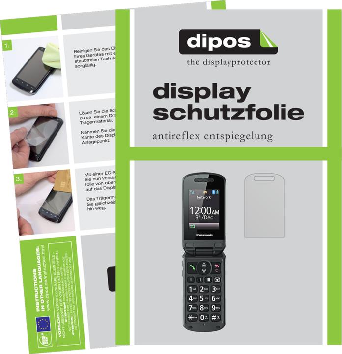 Image du produit Dipos Film de Protection d’écran Anti-reflet (2 pièce(s), Panasonic KX-TU 329)