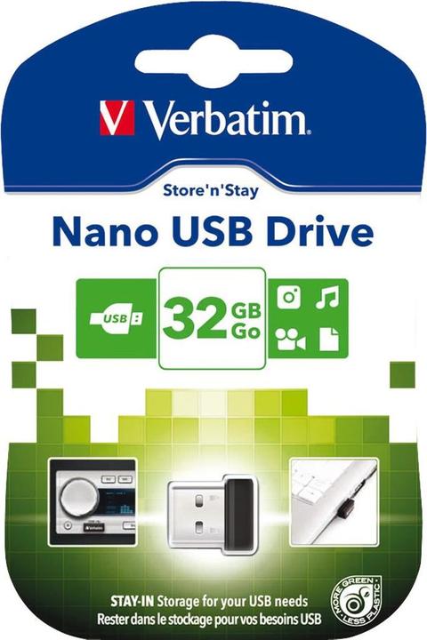 Produktbild Verbatim Nano (32 GB, USB-A, USB 2.0)