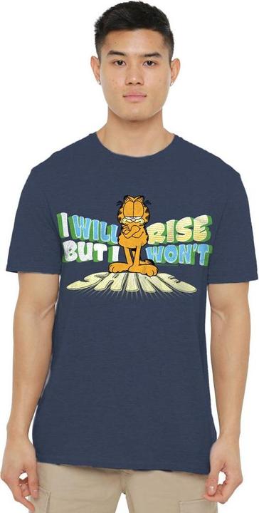 Actual product image Garfield Unisex Adult Rise Not Shine T-Shirt (XXL)