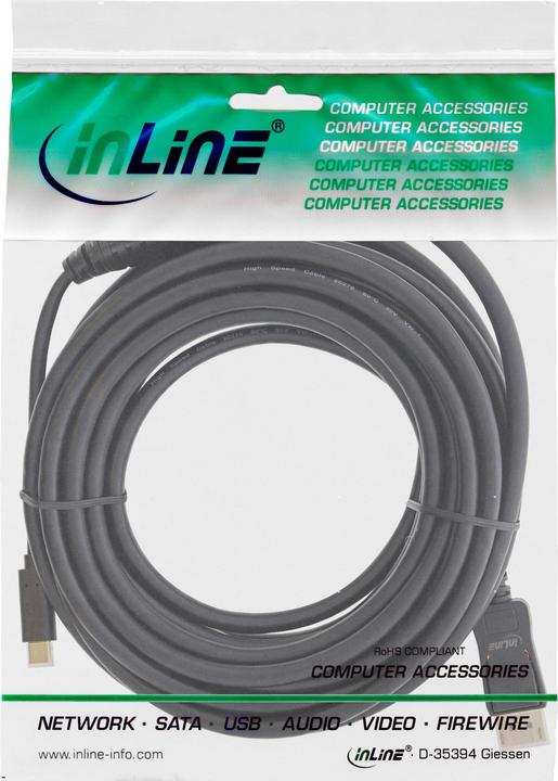 Image du produit InLine Câble d'affichage USB (USB-C, 300 cm)