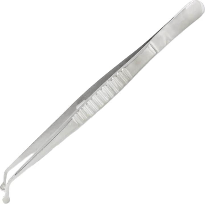 Produktbild Star Piercing Kugelhalter gewinkelt Pinzette (Chirurgenstahl 316L)