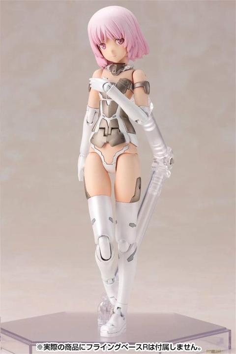 Actual product image Kotobukiya Frame Arms Girl Plastic Model Kit Materia White Ver. 15 cm