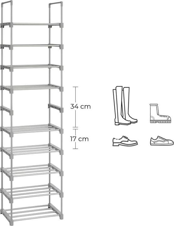 Image du produit Songmics Haley (45 x 30 x 174 cm)