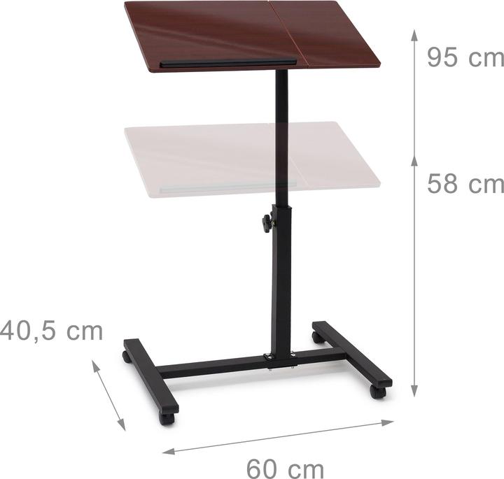 Image du produit Relaxdays Table d'ordinateur portable